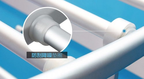 卡贝卫浴太空铝浴巾架,带挂钩折叠置物架,双层浴室毛巾杆1314